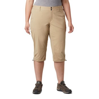 Dámské Kalhoty Columbia Saturday Trail II Knee Pant Plus Sizes Hnědé XIMTLB267